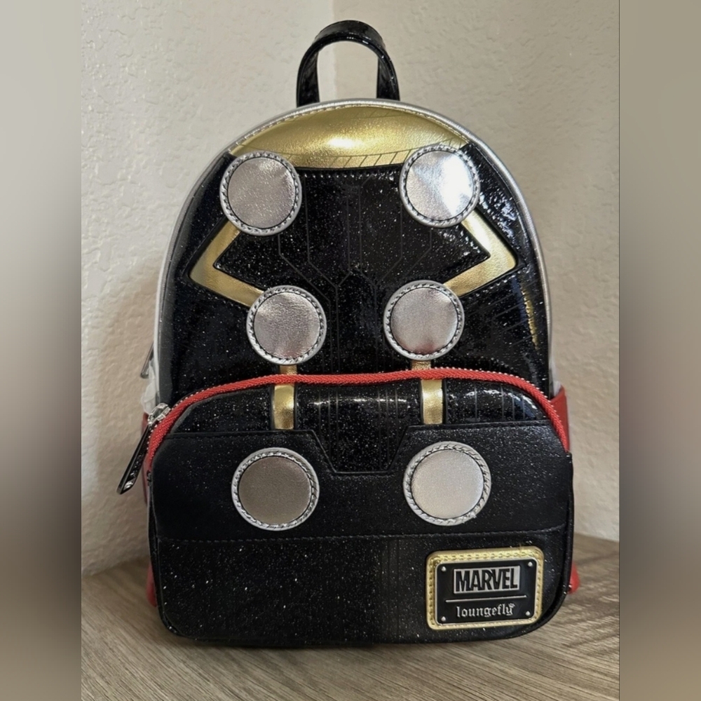 NWT Loungefly Backpacks Marvel Shine Thor Cosplay Mini Backpack